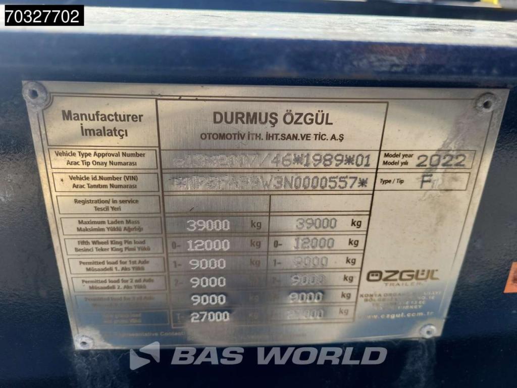 Ozgul F 3 axles Tipping 2xLift Axle Photo 30