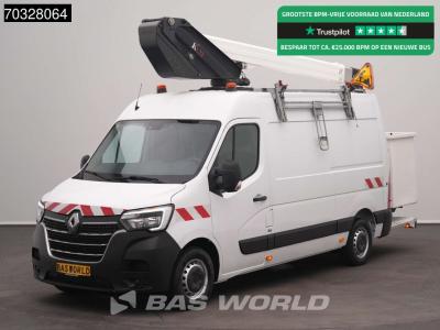 Renault Master 145PK Hoogwerker Werkhoogte 11,2m L2H2 Trekhaak Airco Cruise Camera Parkeersensoren Werkplaa sold by BAS World B.V.