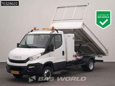 Iveco Daily 35C12 Kipper met Kist Dubbellucht 3,5t Trekhaak Airco Cruise Euro6 Tipper Benne Kieper A/C To sold by BAS World B.V.