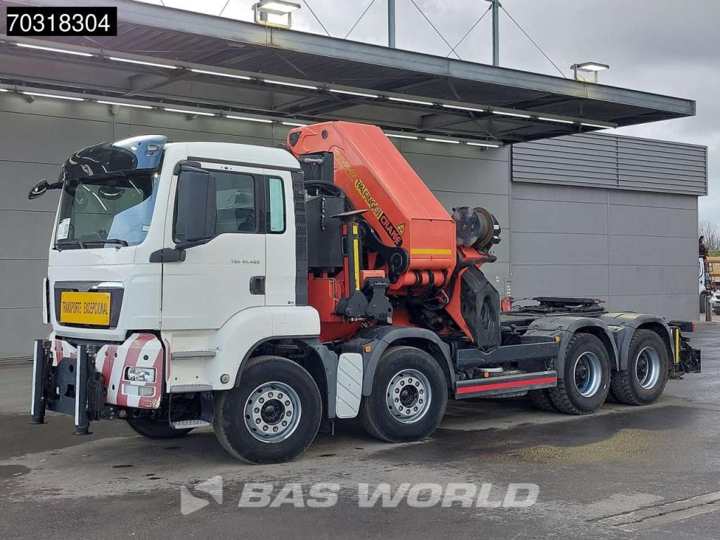 Man TGS 41.480 TGS 8X4 Tractorhead Palfinger PK150002 Crane Kran Winch 11 extensions 5th wheel Photo 14