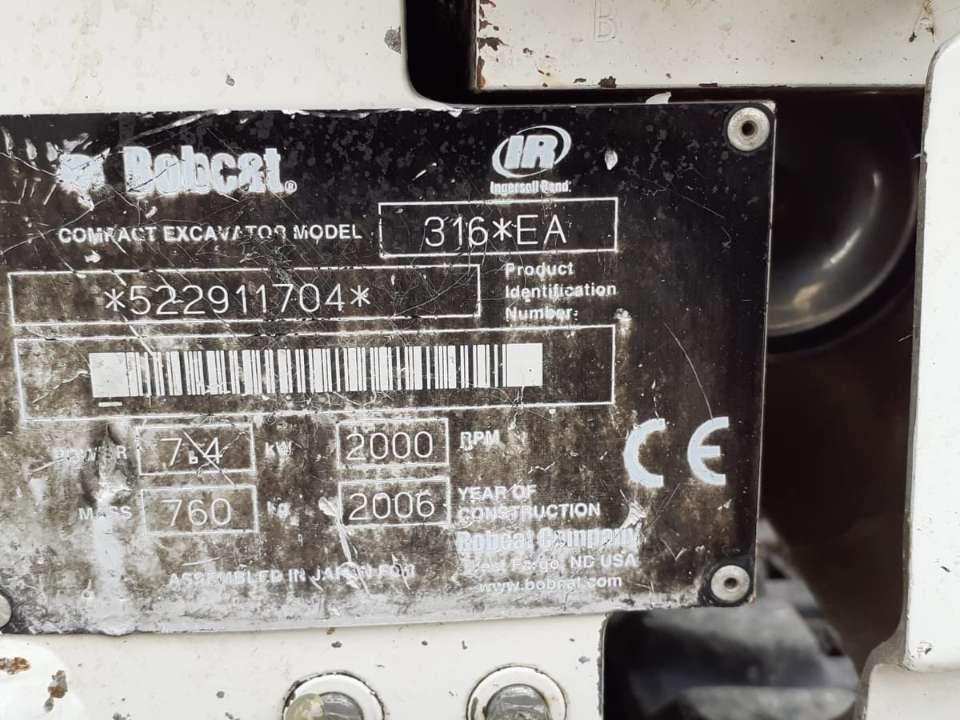 Bobcat 316 Photo 6