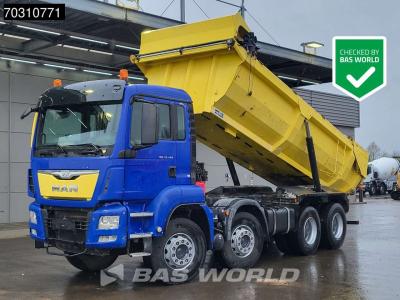 Man TGS 35.440 8X4 15m3 tipper Steel suspension Big-Axle Automatic Euro 6 sold by BAS World B.V.