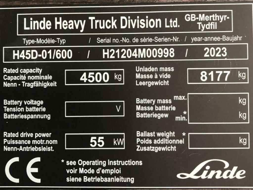 Linde H45D600 Photo 8