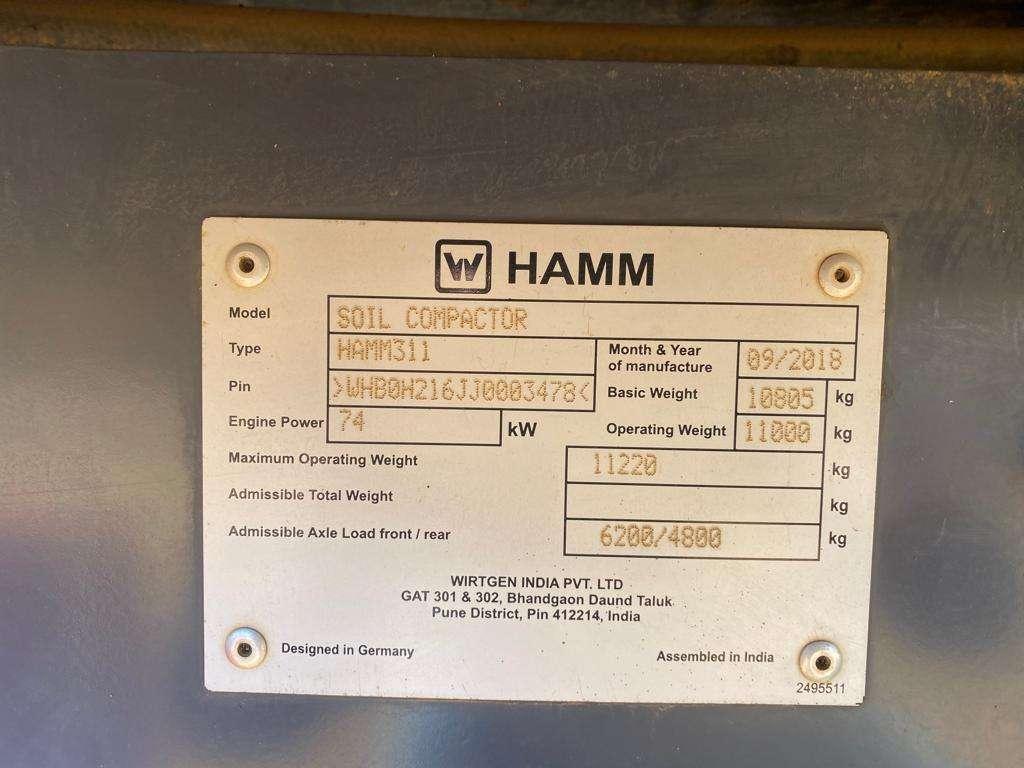 Hamm 311 Compactor Photo 18