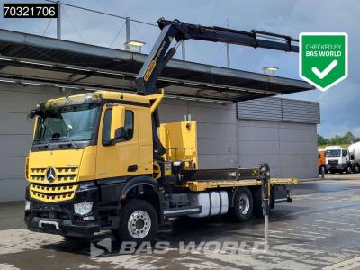 Mercedes-Benz Arocs 2851 6X2 Palfinger PK22002-EH Crane Kran German Truck Retarder 6x2*4 sold by BAS World B.V.