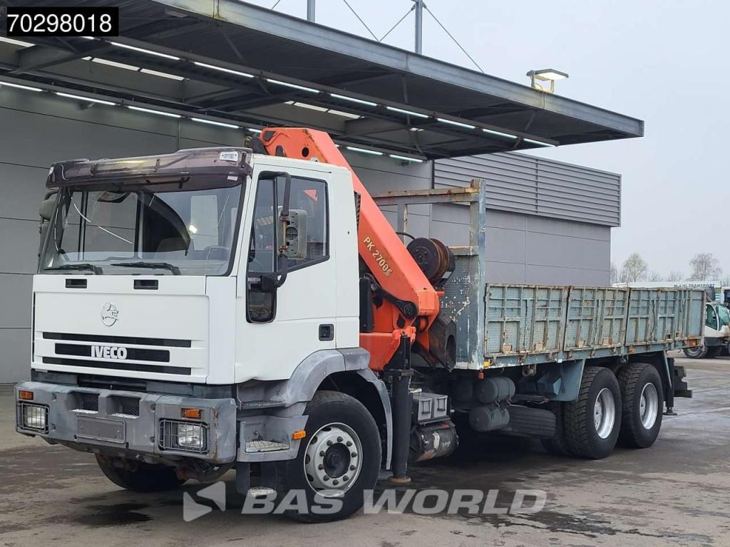 Iveco 260E30H EuroTrakker 6X4 Palfinger PK27000 E Kran crane Winch Remote control Big-Axle Photo 8