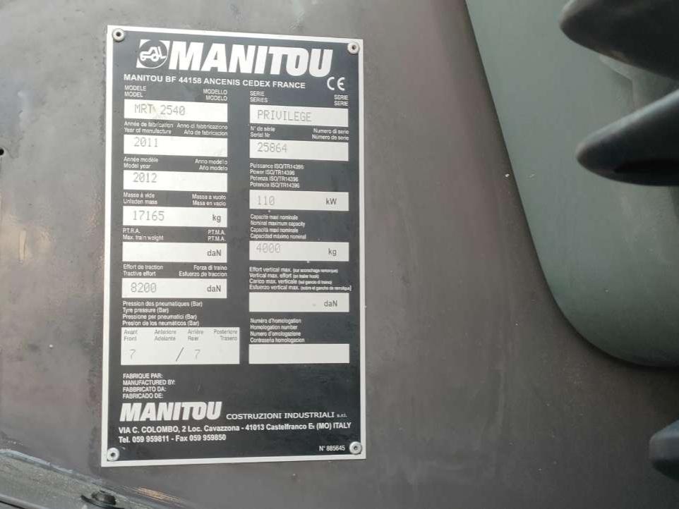 Manitou MRT 2540 PRIVILEGE Photo 4