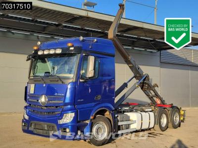 Mercedes-Benz Actros 2546 Actros 6X2 Meiller RS 21.65 containersystem Lift-Lenkasche ACC Euro 6 sold by BAS World B.V.