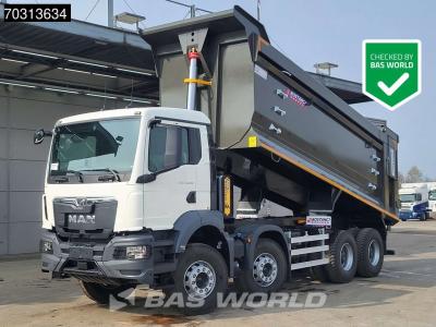 Man TGS 41.480 8X4 NEW! 26m3 Tipper Full Steel suspension Big-Axle Euro 6 sold by BAS World B.V.