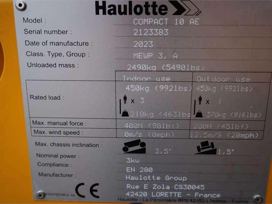 Haulotte COMPACT 10 Photo 7