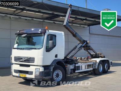 Volvo FE 280 6X2 21tons Hiab XR21S56S hooklift Lift+steering axle automatic Euro 5 sold by BAS World B.V.