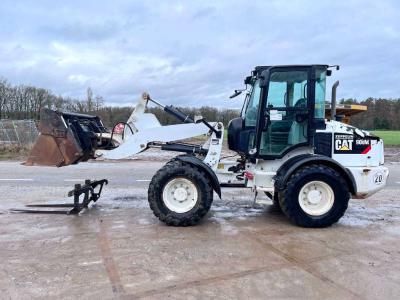 Caterpillar 908M FORKS+BUCKET / Low Hours / CE sold by Boss Machinery
