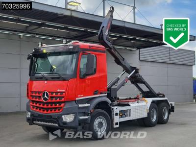 Mercedes-Benz Arocs 2648 6X4 HIAB XR21Z56-P-IC2B containersystem Big-Axle Steelsuspension Euro 6 sold by BAS World B.V.