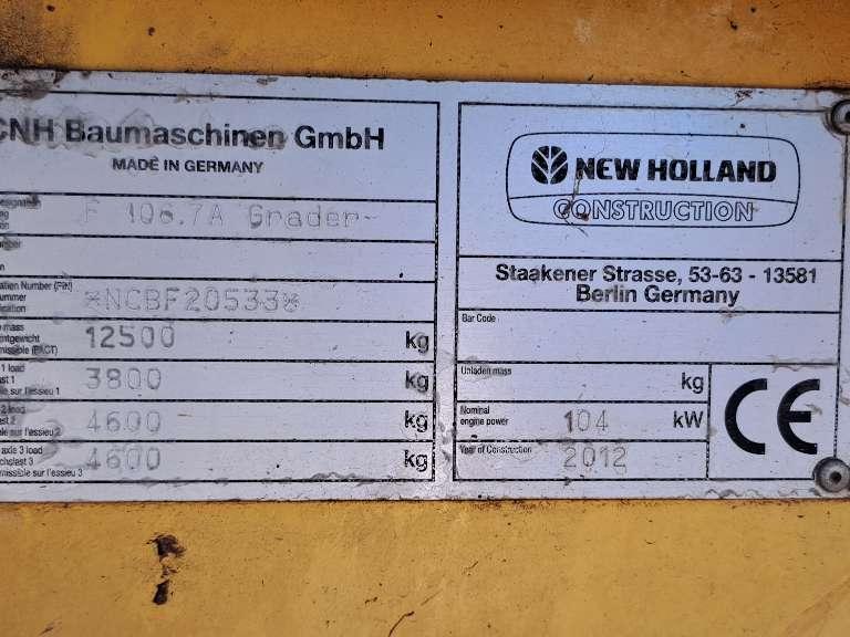 New Holland F106.7A Photo 15