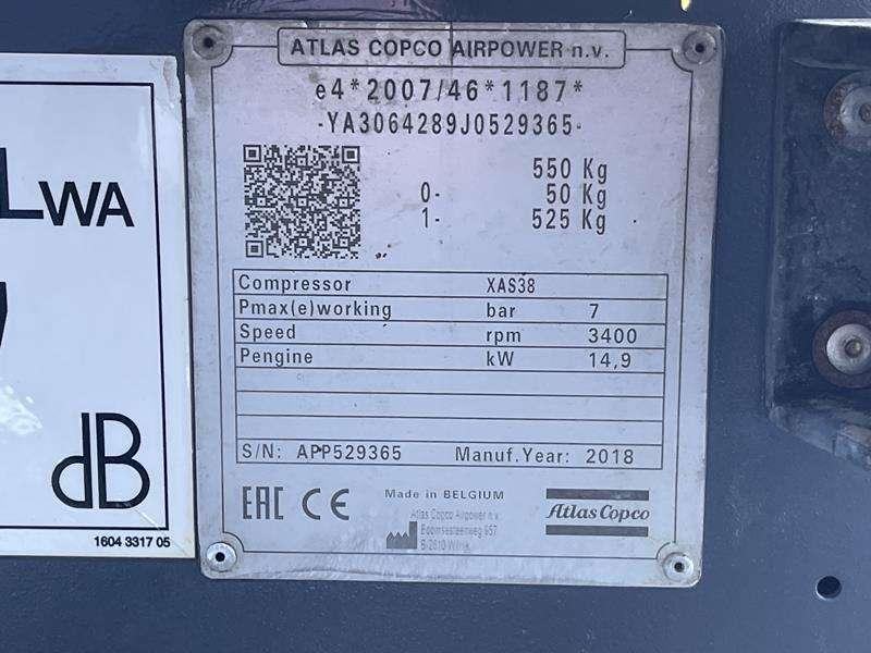 Atlas Copco XAS 38 KD Photo 6