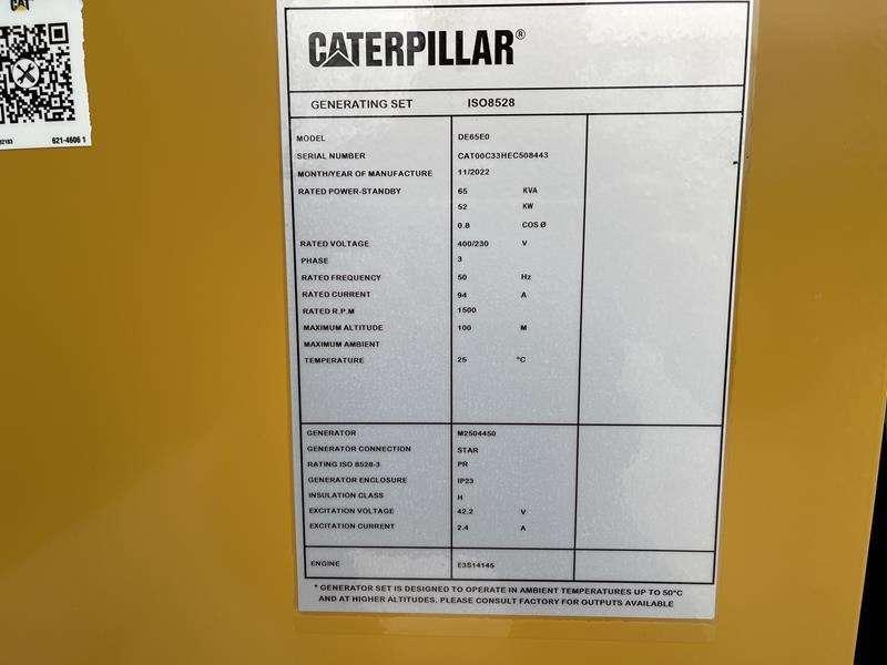 Caterpillar DE 65 E 0 Noodaggregaat Photo 5
