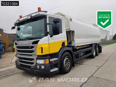 Scania P400 6X2 STOKOTA Fuel tanker 4 compartments 19.930 Liter Steering Axle Automatic Euro 5 sold by BAS World B.V.