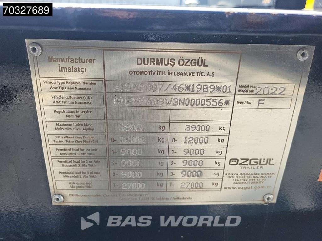 Ozgul F 3 axles Tipping 2xLift Axle Photo 30