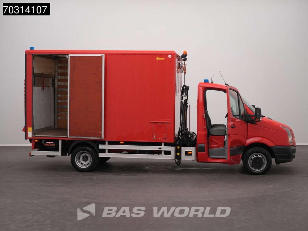 Volkswagen Crafter 136pk Hiab 013 T-2 Kraan D'Hollandia Laadklep Zijdeur Dubbellucht Bakwagen Navi Airco Cruis Photo 13