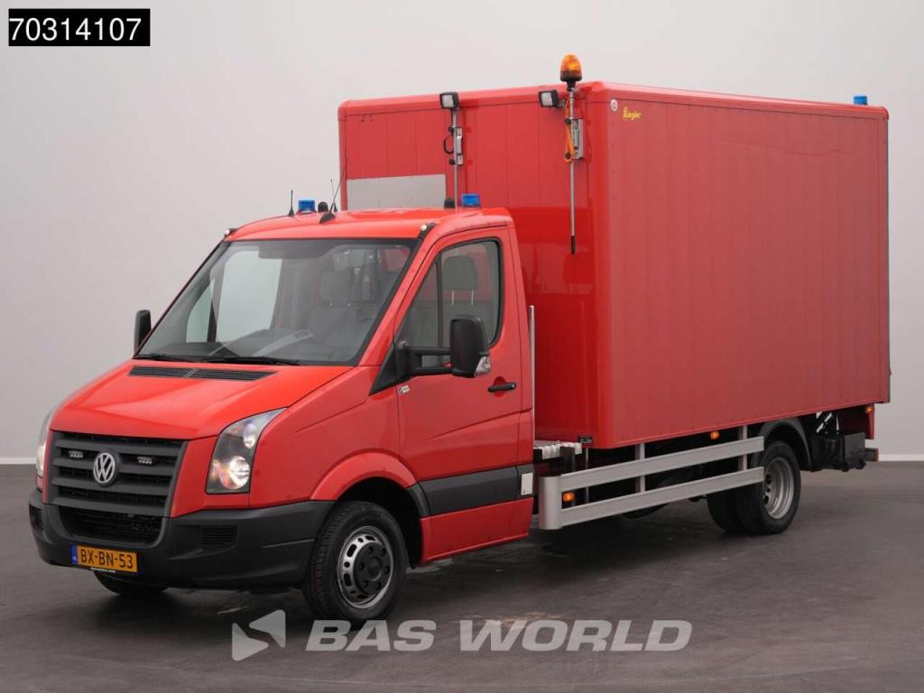 Volkswagen Crafter 136pk Hiab 013 T-2 Kraan D'Hollandia Laadklep Zijdeur Dubbellucht Bakwagen Navi Airco Cruis Photo 3