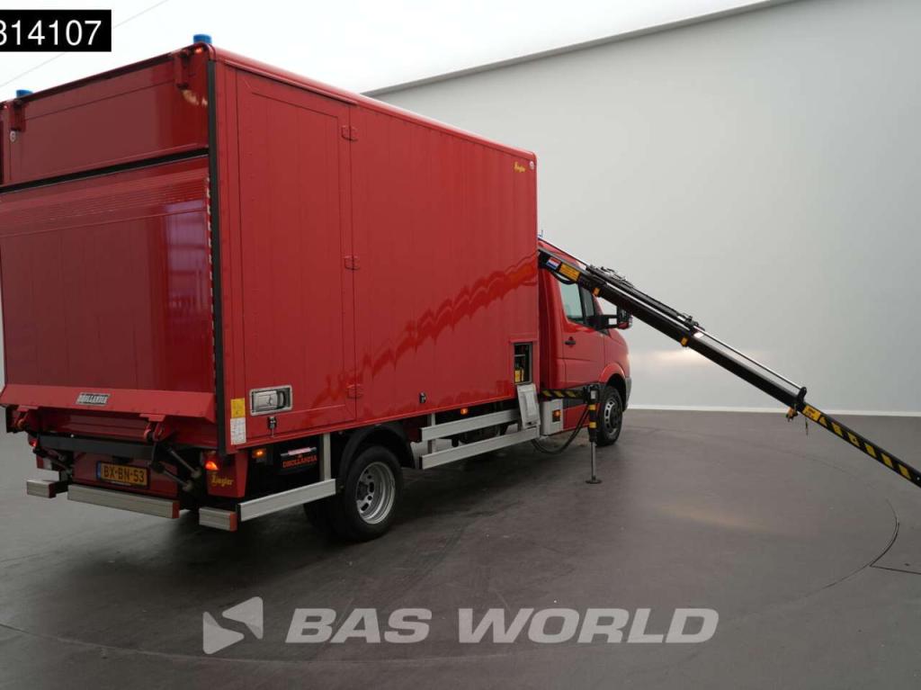 Volkswagen Crafter 136pk Hiab 013 T-2 Kraan D'Hollandia Laadklep Zijdeur Dubbellucht Bakwagen Navi Airco Cruis Photo 5