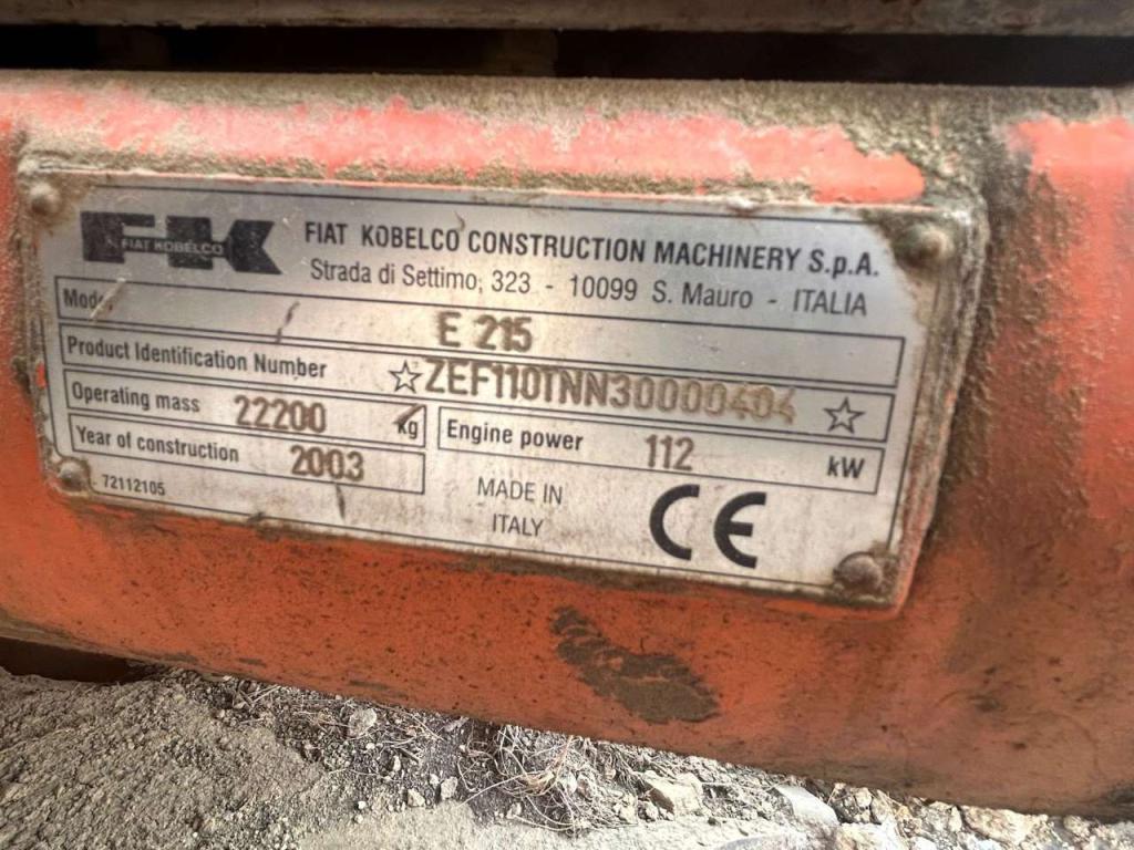 Fiat Kobelco E215 Photo 2