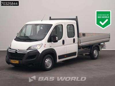 Citroen Jumper 130pk Dubbel Cabine Open Laadbak Airco Cruise Euro6 Pritsche Pickup Open Box A/C Cruise cont sold by BAS World B.V.