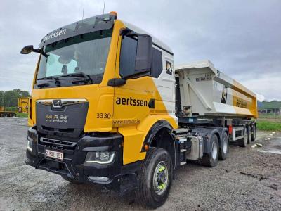 Man NTGS33.510 + DTM Granalu Tipper sold by Aertssen Trading