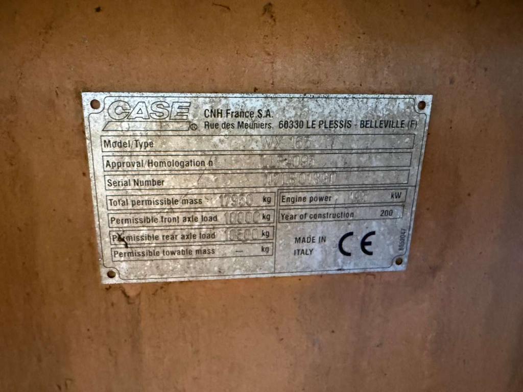 Case WX165 Photo 2