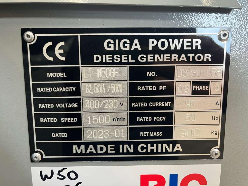 Giga Power LT-W50-GF 62.5 kVA silent set Photo 10