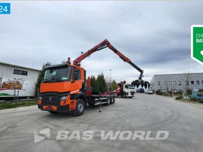 Renault C 430 6X2 Jonsered 1250RZ 80 Crane 21Tons Multilift  Euro 6 sold by BAS World B.V.