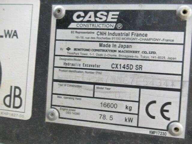 Case CX145D SR TRIPLICE Photo 7
