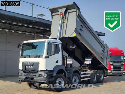 Man TGS 41.480 8X4 NEW! 26m3 Tipper Full Steel Big-Axle Euro 6 sold by BAS World B.V.