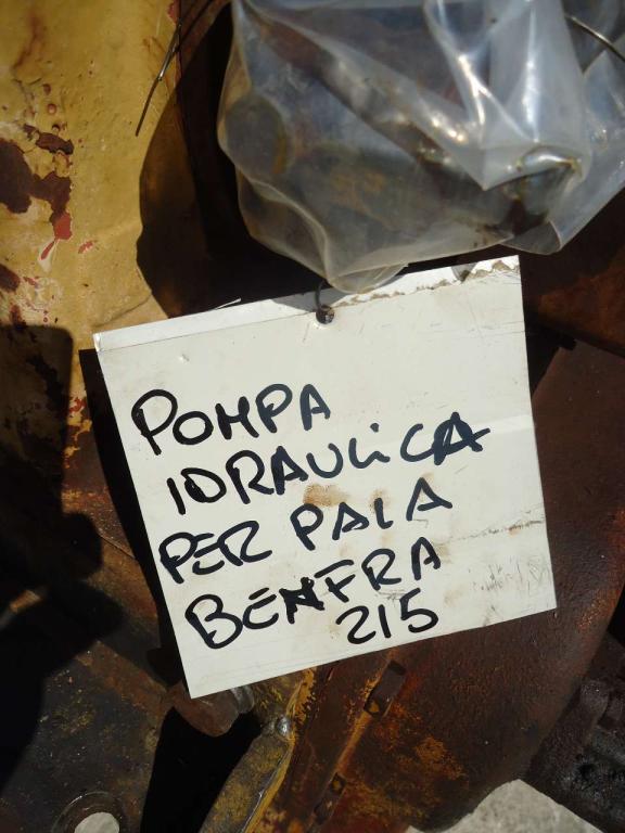 Hydraulic pump for Benfra 215 Photo 4