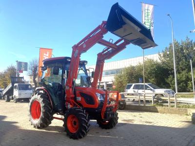 Kioti TRATTORE KIOTI DK 6020 CABINATO con CARICATORE KL 5510 N - RUOTE TRACTOR sold by Giordano Srl