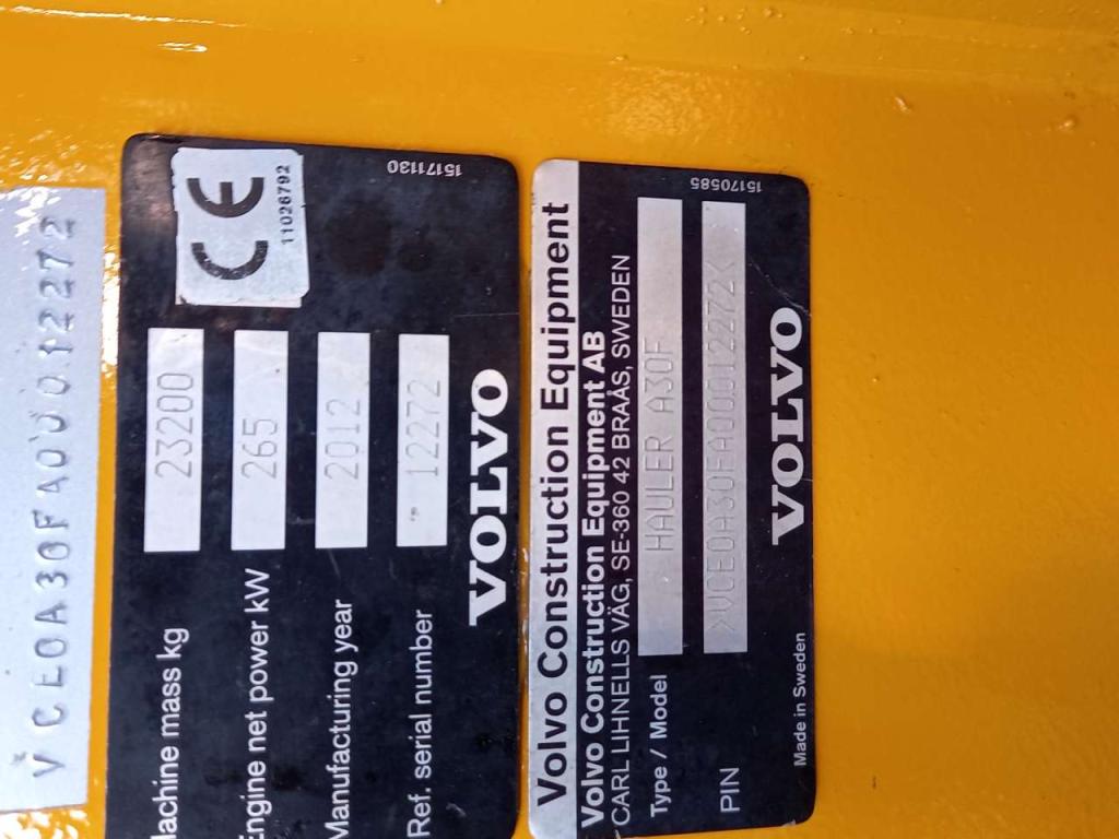 Volvo A30F Photo 11