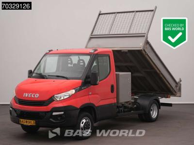 Iveco Daily 35C12 Kipper met Kist Dubbellucht 3,5t Trekhaak Airco Cruise Euro6 Tipper Benne Kieper A/C To sold by BAS World B.V.