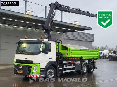Volvo FM 330 6X2 HIAB X-HIPRO 192 E-3 Kran Crane Transcom Lift+Steering axle Euro 6 sold by BAS World B.V.