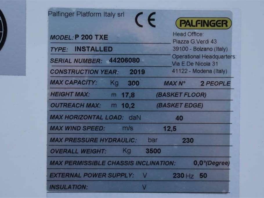 Palfinger P200TXE Photo 6