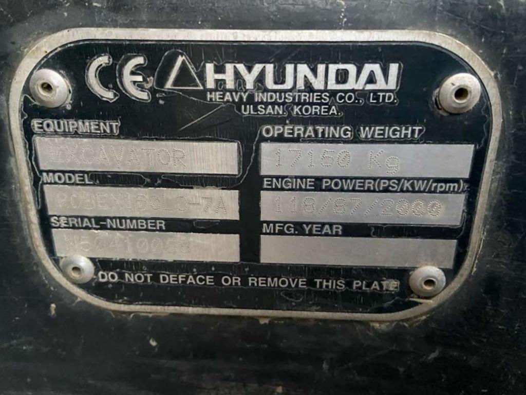 Hyundai R160LC-7A Photo 28