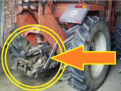 Winch on platform sold by Tractor Service Srl