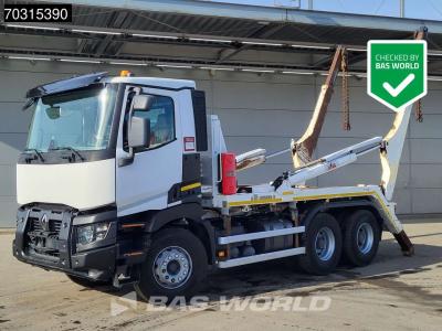 Renault C 430 6X4 HYVA NG 2018 TAXL skiploader 6x4 Big-Axle Automatic Euro 6 sold by BAS World B.V.