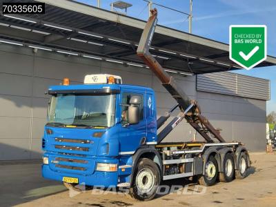 Scania P420 8X2 NL-truck APK VDL S-30-6600 containersystem Steering axle Automatic EEV sold by BAS World B.V.