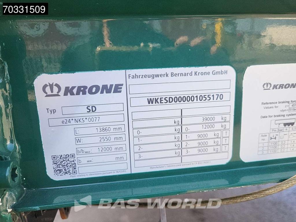 Krone SD Hardwood Omega Lift Axle Anti Vandalism Photo 26