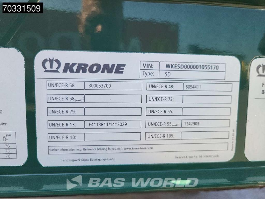 Krone SD Hardwood Omega Lift Axle Anti Vandalism Photo 27