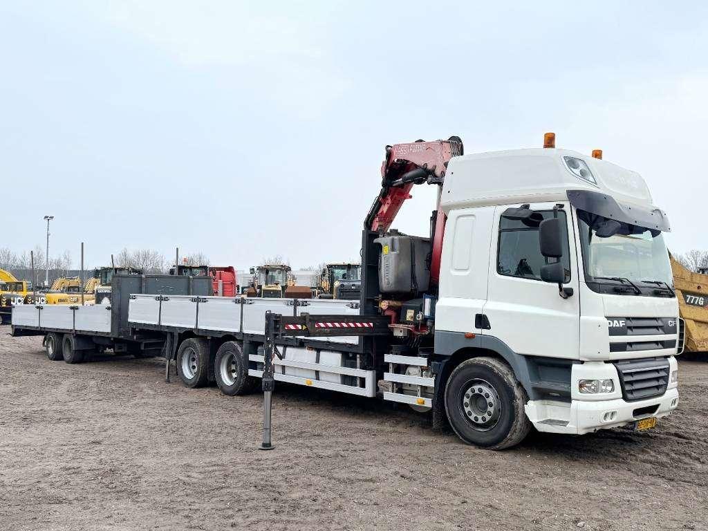 Daf CF85.410 + 21m Fassi Crane + Trailer Photo 6