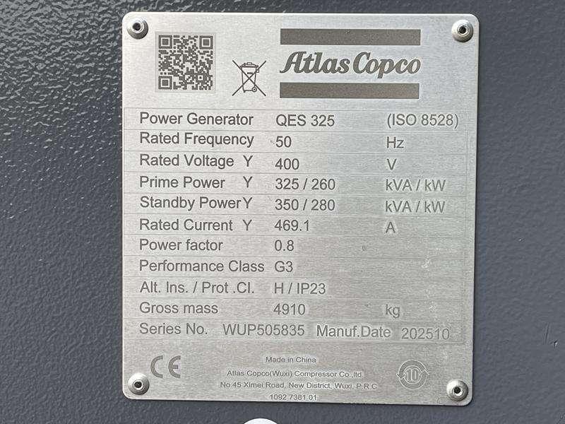 Atlas Copco QES 325 CUD 50HZ 400V 3PH CE Photo 5
