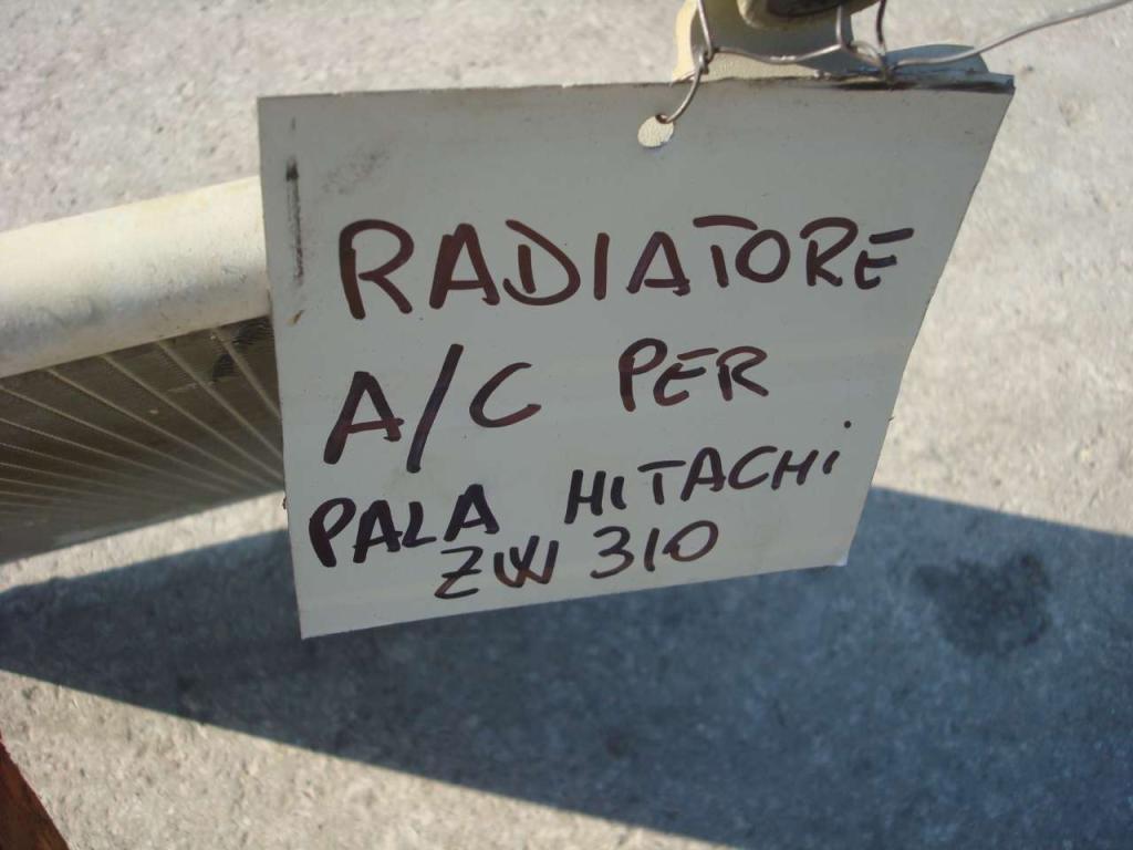 Air conditioning radiator for PALA GOMMATA HITACHI ZW310 Photo 2