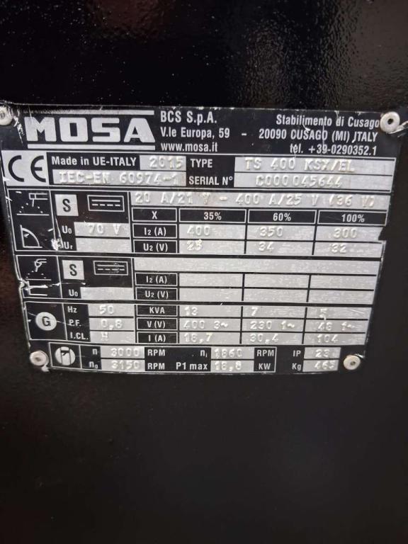 Mosa TS 400 KSX/EL Photo 6