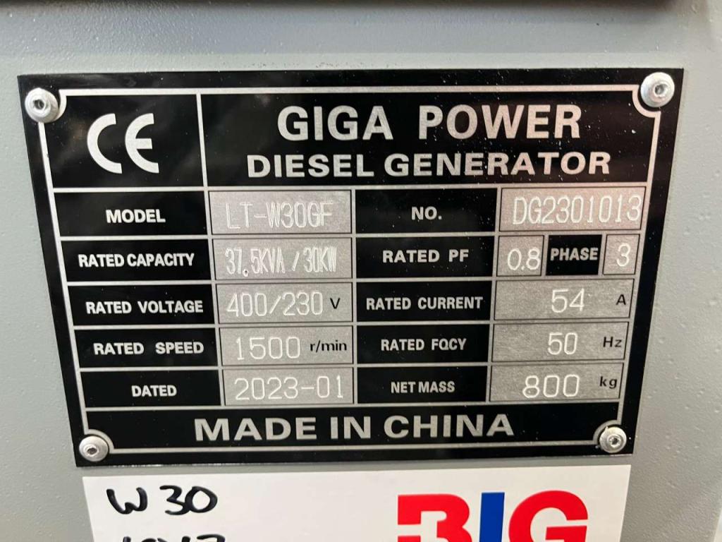 Giga Power LT-W30GF 37.5 kVA silent generator Photo 10
